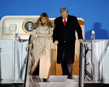 The US President Set to Meet King Charles while Protesters Gather in the UK